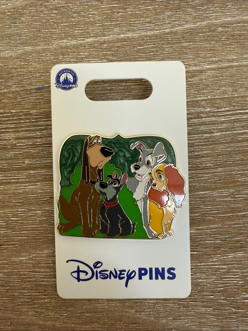 Disney Lady and the Tramp Small Pets Enamel Pin - Multi-Color
